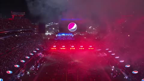 UNITED STATES LEADER Ronald 2021 SUPER BOWL HALF TIME SHOW LOCKSTEP VAX DEATH SYMBOLISM