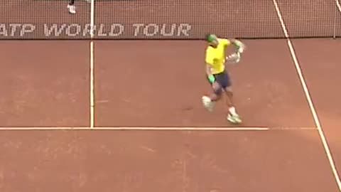 Magical Shot by Rafa Nadal Tweener.