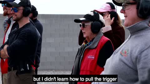 Bernice Bacon at Front Sight