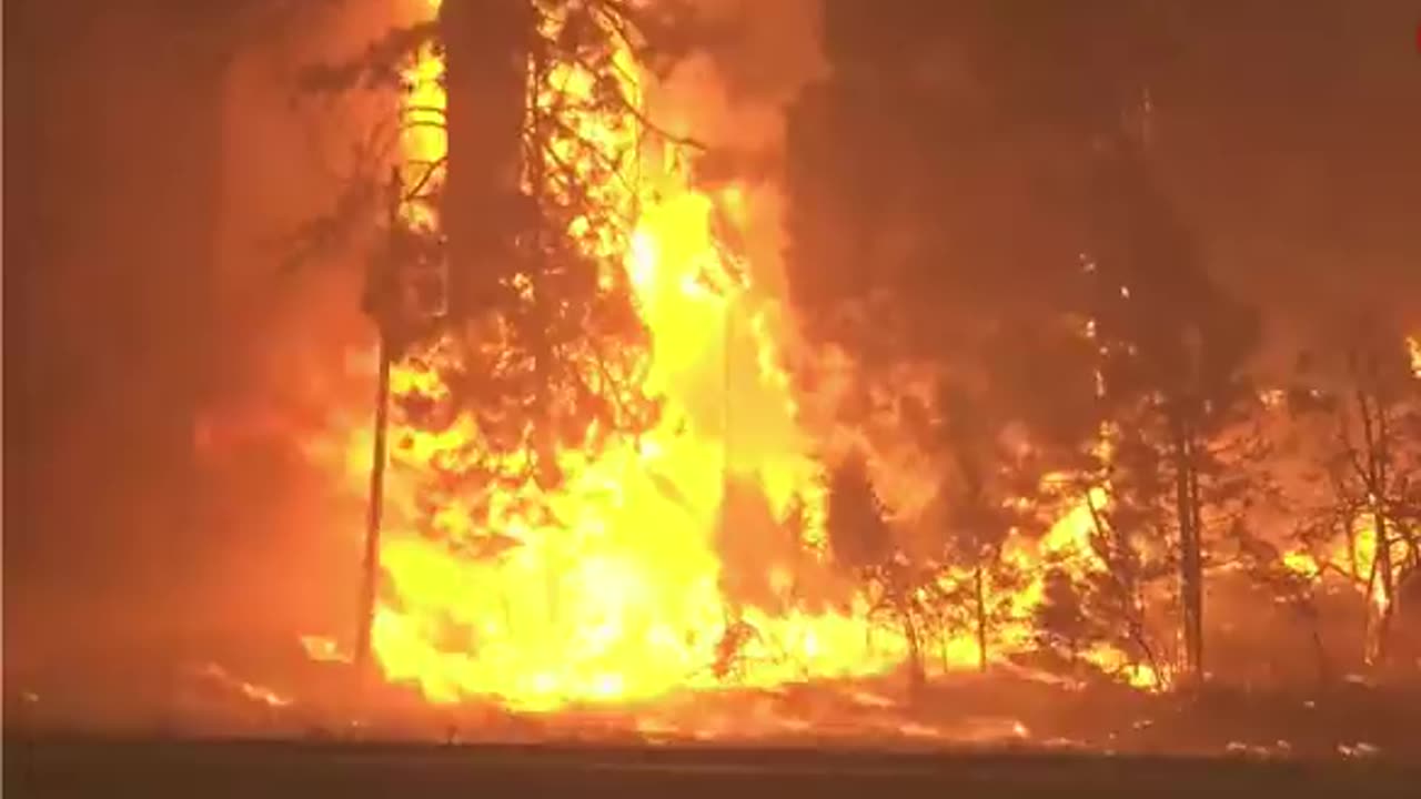 Fires are currently sweeping through Canada's #climatescam