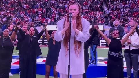 The entire stadium REJECTED her song lol