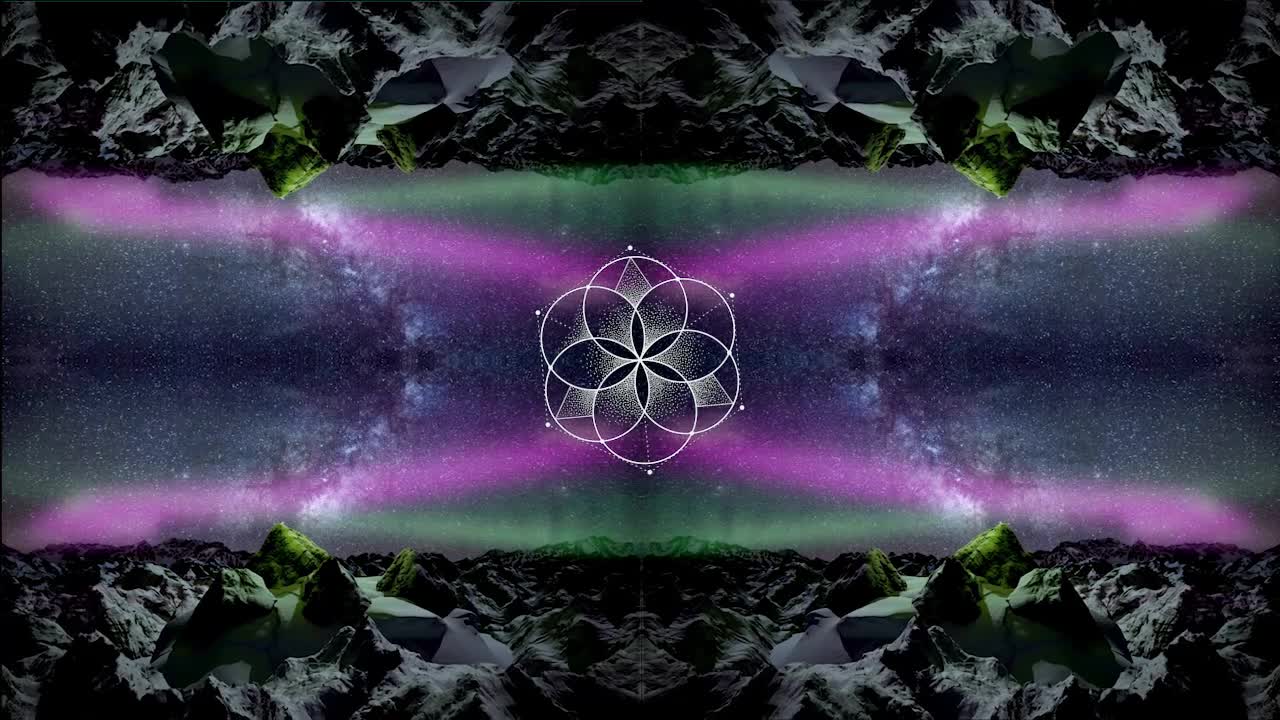 528hz - Self Healing Activation | Positive Transformation | Meditation Music | Aurora Borealis Art