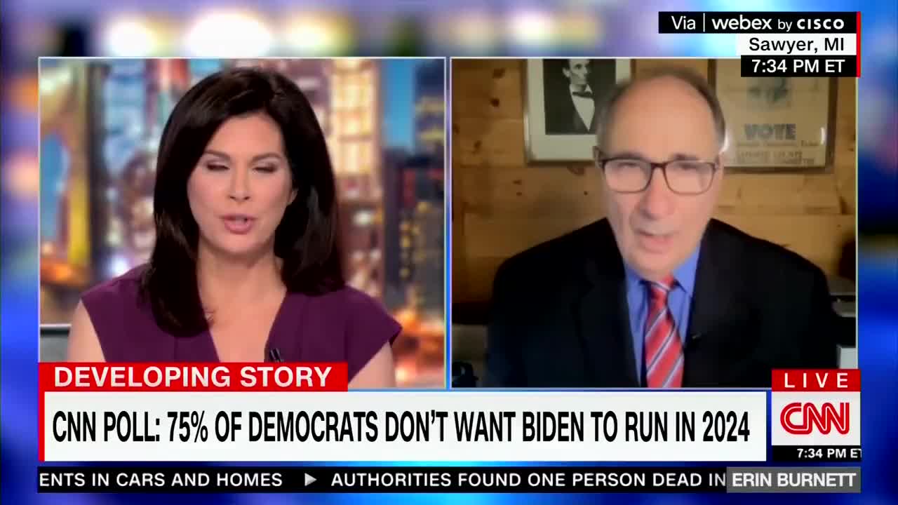 "75% of Democrats don't want Biden in 2024," Stat Leaves CNN Host At A Loss for Words