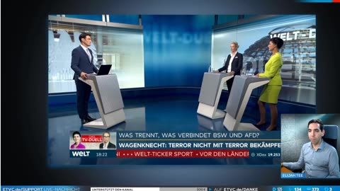 LIVE Alice WEIDEL vs. Sahra WAGENKNECHT - Das DUELL 09.10.2024