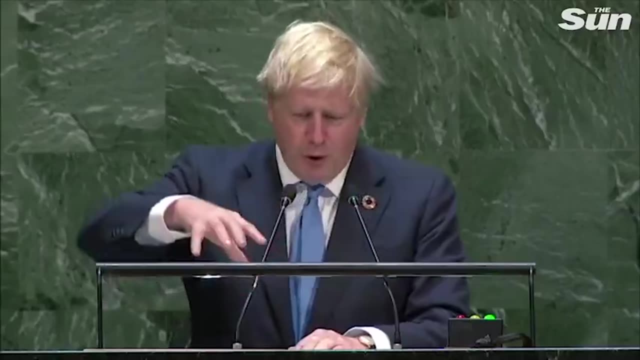 #FREEDOM - Illuminati Puppet Boris Johnson gives the fakes speech as his cohorts laugh in jest