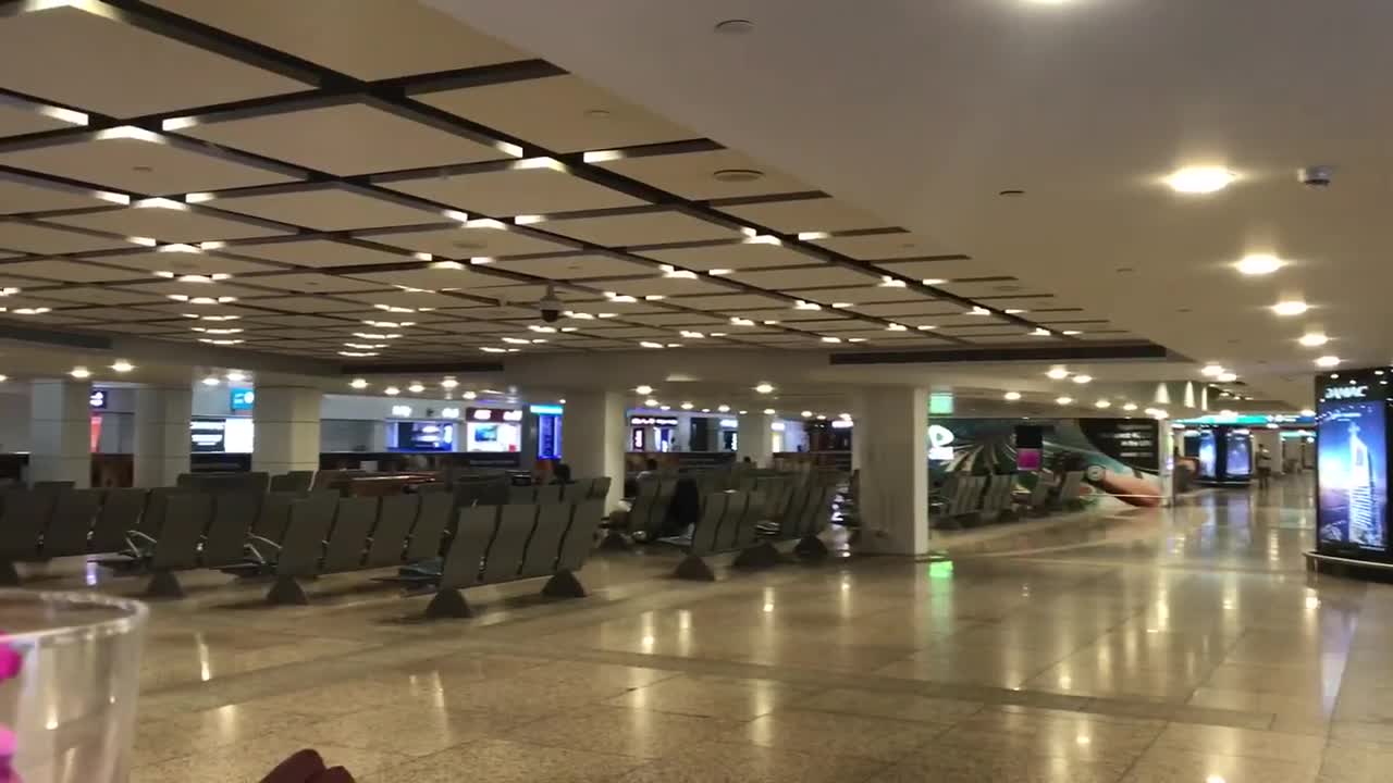 Dubai airport during lockdown