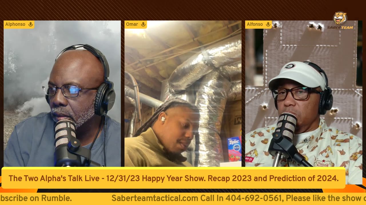 The Two Alpha's Talk Live - 12/31/23 Happy Year Show. Recap 2023 and Prediction of 2024.