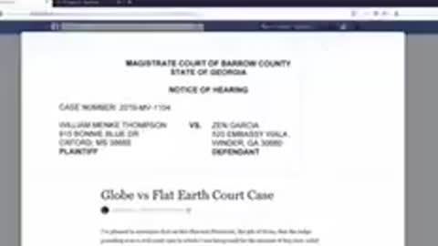 Flat Earth wins in court