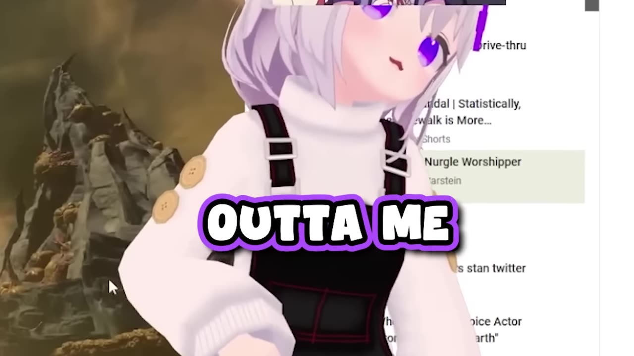 “DON’T SCARE ME, DON’T SCARE ME, D-“