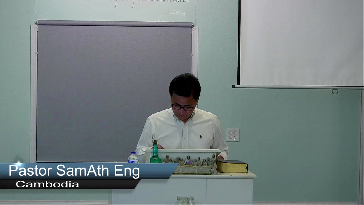 Sunday Morning Service 7/30/23 Personal Growth With God By Pastor SamAth Eng Cambodia