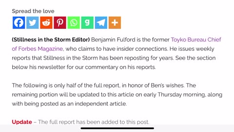 Benjamin Fulford — August 19th, 2024 - Trump/Harris corporate horror show to keep