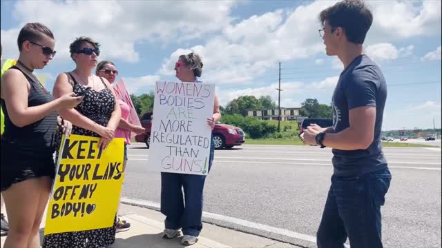 1 Pro-Lifer ENDS Entire Pro-Abortion Protest