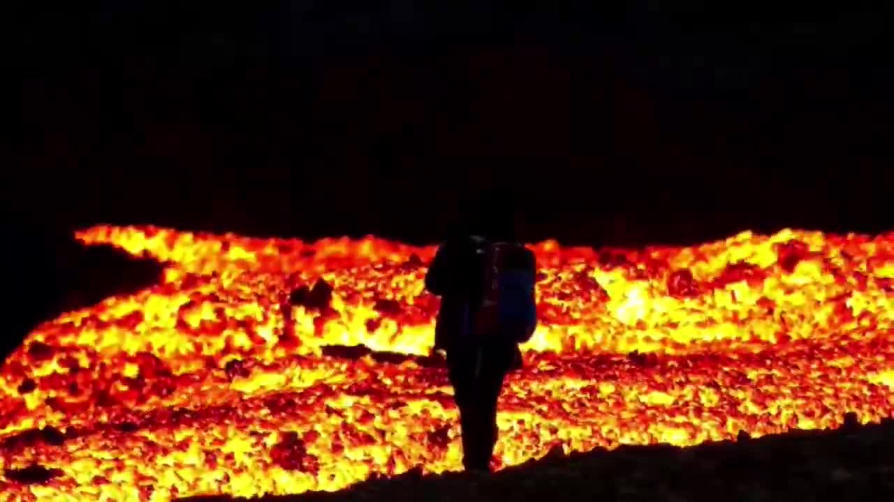 a volcanic eruption is really a spectacular sight