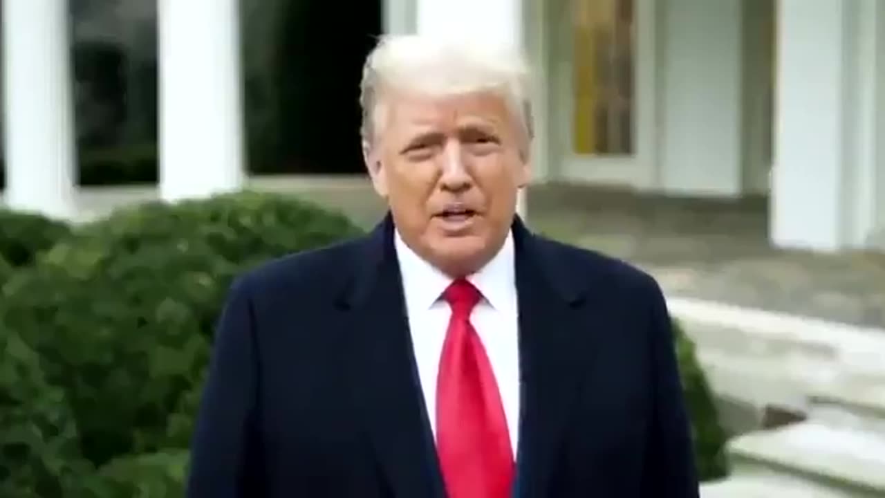 This is the video that Donald Trump posted on January 6th telling people to go home peacefully