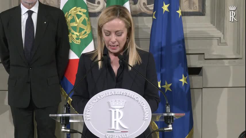 🔴 La Presidente del Consiglio incaricata Giorgia Meloni annuncia la composizione del Governo di Cdx.