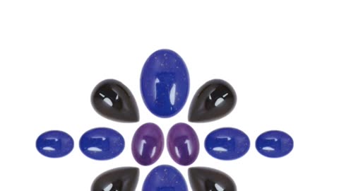 Natural agate Lapis lazuli purplr shell purple blue black oval pear 10*14mm 7*10mm