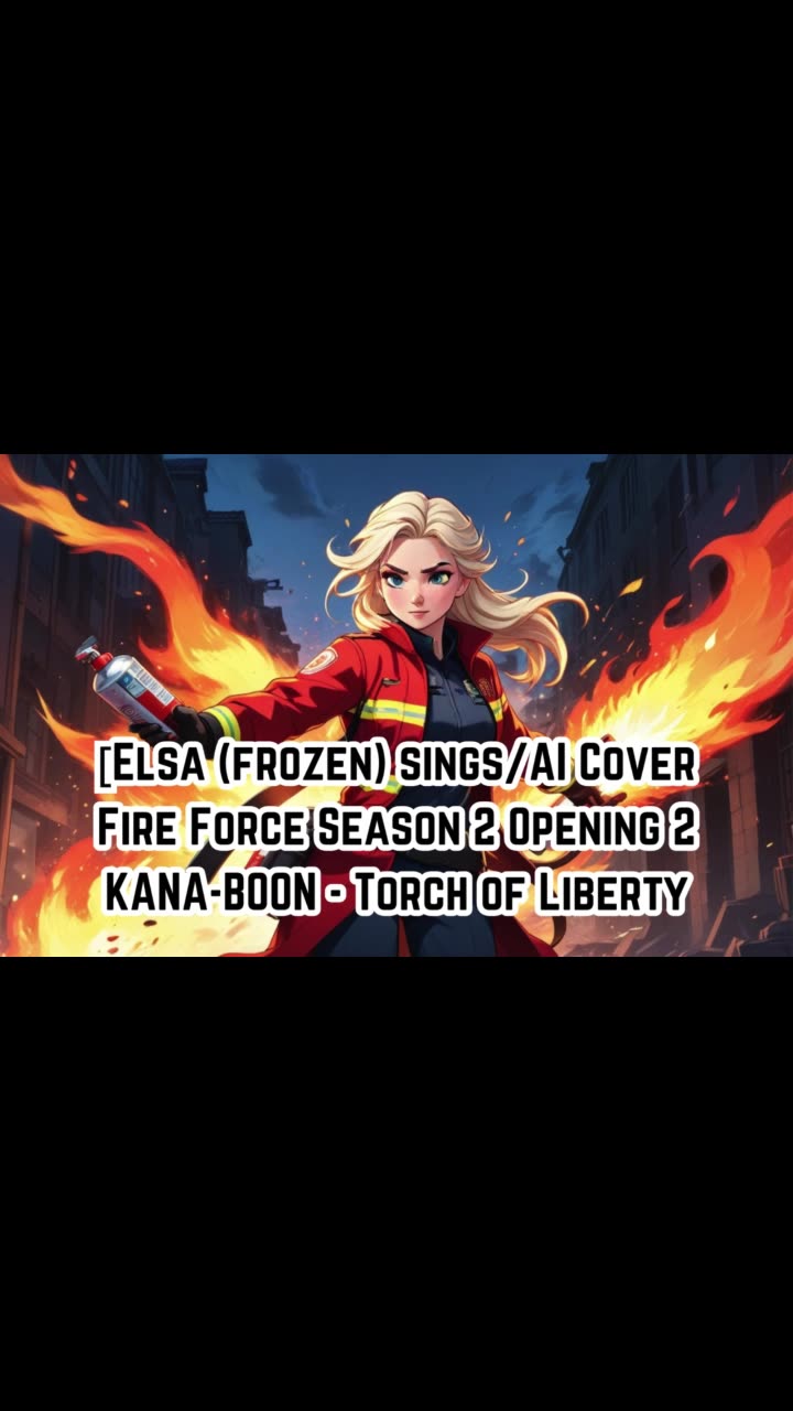 [Elsa (Frozen) sings/AI Cover] Fire Force Season 2 Opening 2 KANA-BOON ...