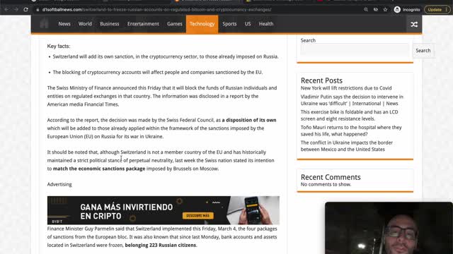 $83 Million Donated To Ukraine | Russian Crypto Exchanges Frozen | Bitcoin In Popular Culture