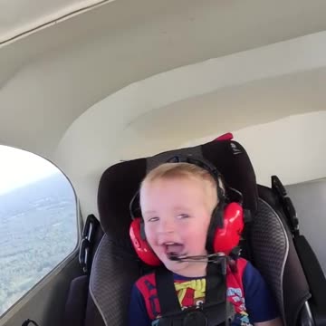 Levi enjoying flying