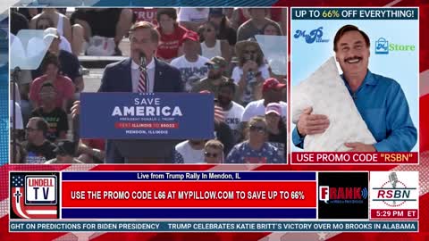 Mike Lindell Speaks at Trump Rally 6-25-2022