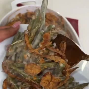 Why did viral Green bean casserole 🤔🤔 ??