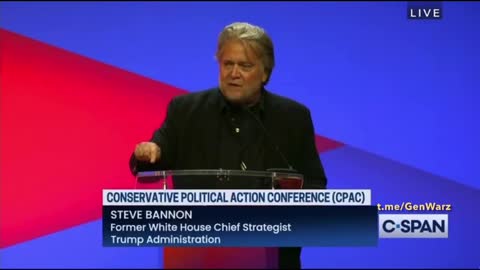 Steve Bannon's full keynote speech at CPAC '22