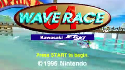 *Bill Plays! WAVE RACE 64 DEMO WHEN I RECORDED ON MY Project64 EMULATOR