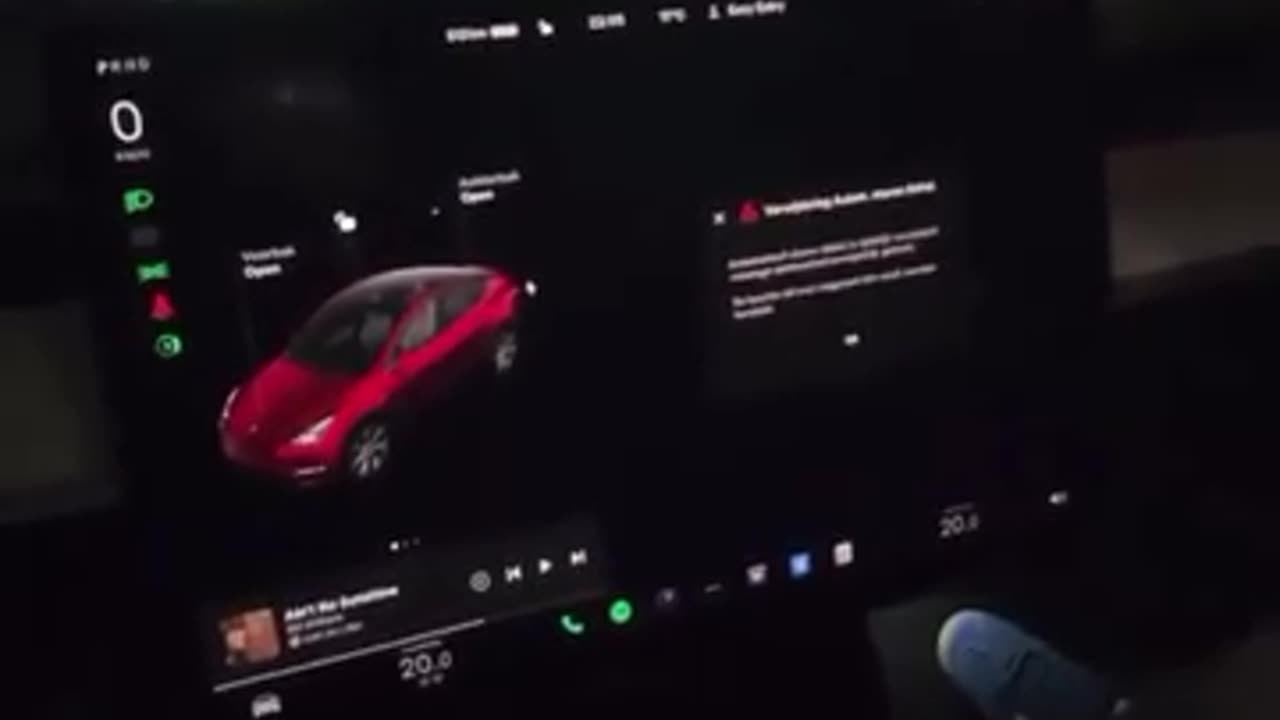 Tesla driver cann't use the auto-pilot for a week