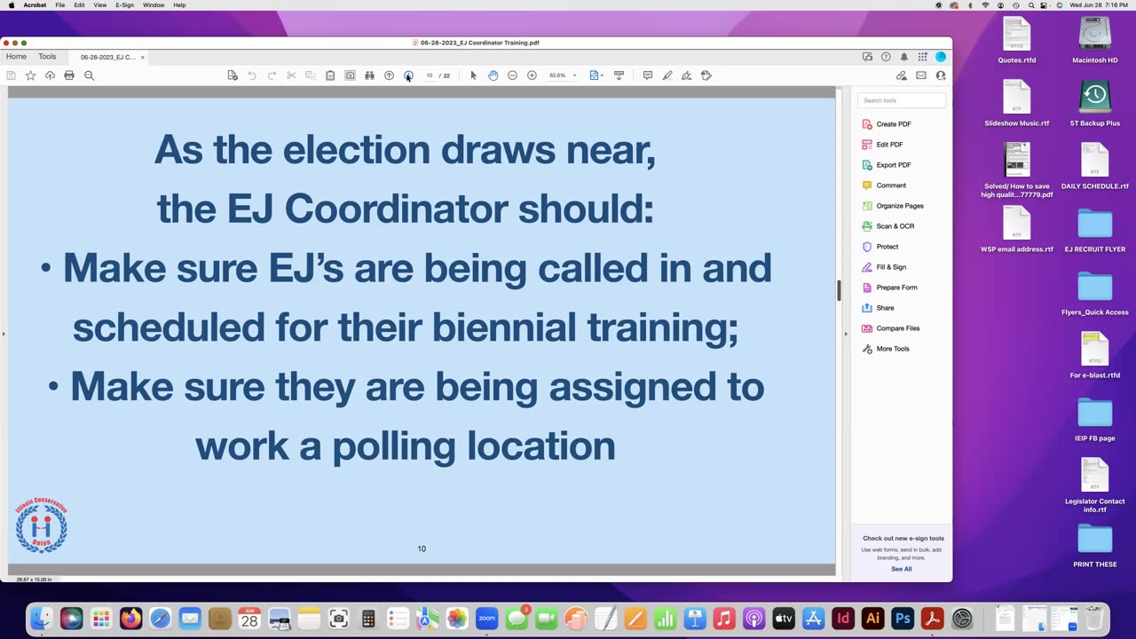 Election Judge Coordinators