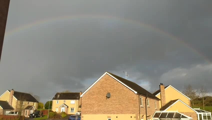 Rainbow in the morning