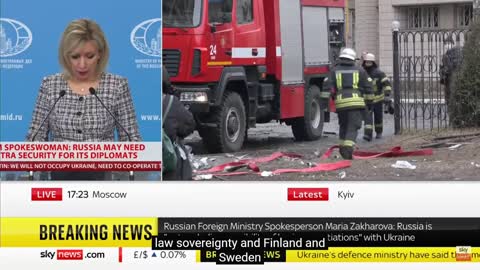 Russia apparently threatened military consequences against Finland and Sweden