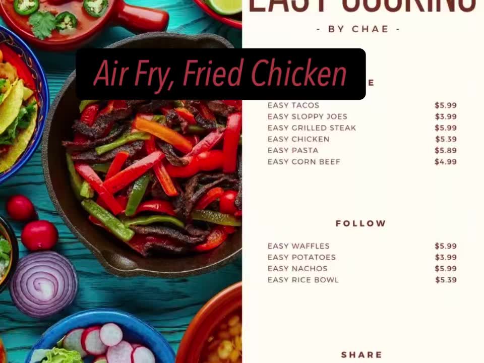 Fried Air fryer Chicken