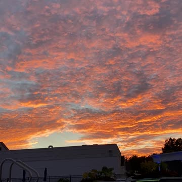 Red skies at night...