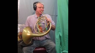 Richard Burdick play the 4th horn solo from Beethoven's 9th Symphony on Natural Horn