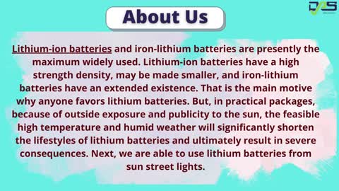 Lithium Ion Battery at a glance