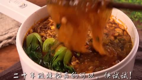 It's too much to make hot and sour noodles like this