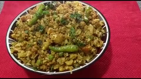 Classic Indian Dish: Cauliflower Soybean Mince (Watch & Prepare)