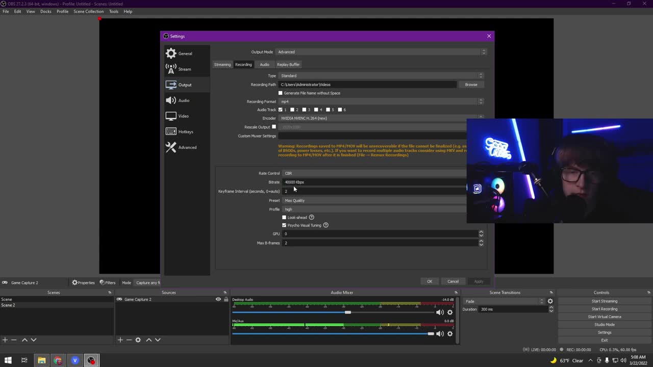 The *BEST* OBS Settings For WARZONE😍! (Max Quality)