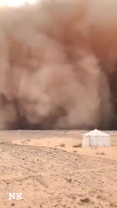 Dust in the desert