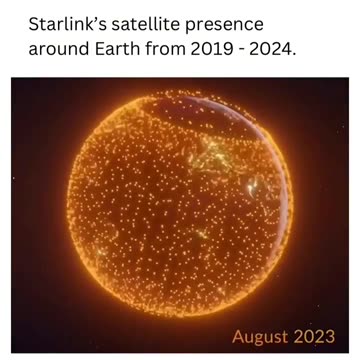 Starlink-Satellitenpräsenz von 2019 bis 2024. Wo wird es Ihrer Meinung nach enden?