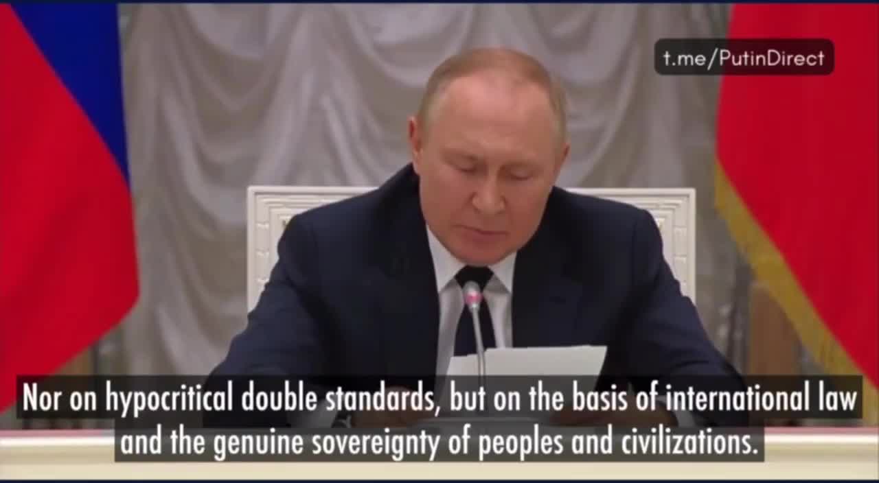 (7.7.22) Putin: Fundamental Breakdown of the American World Order