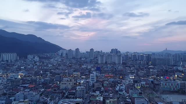 Asia, Korea, too beautiful sunset video, a must-see video!