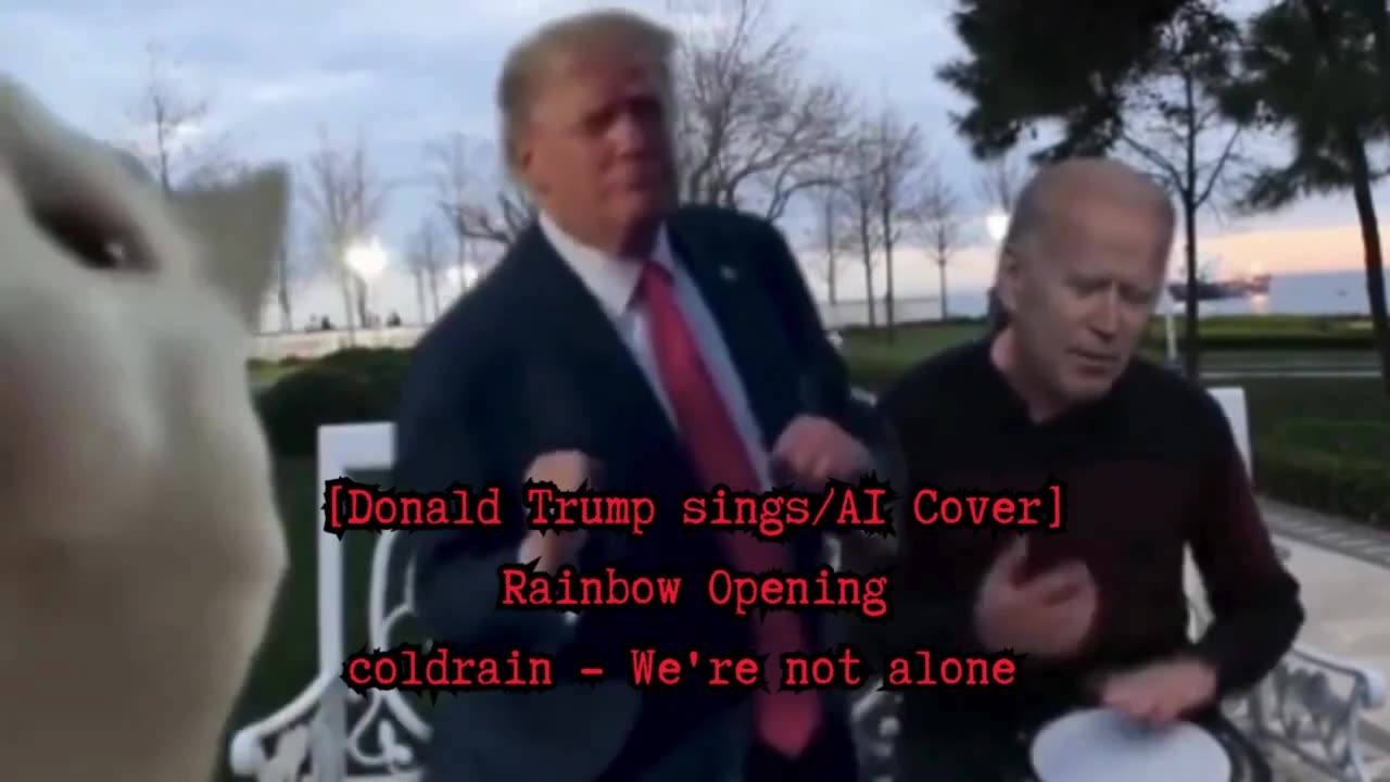 [Donald Trump sings/AI Cover] Rainbow: Nisha Rokubou no Shichinin Opening | coldrain We're not alone