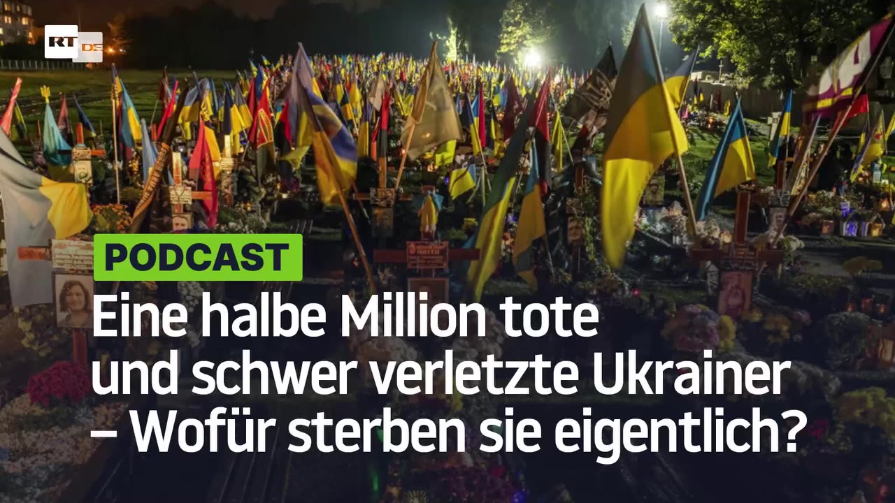 Eine halbe Million tote und schwer verletzte Ukrainer – Wofür sterben sie eigentlich?