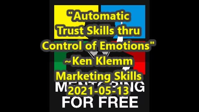 Automatic Trust Skills thru Control of Emotions