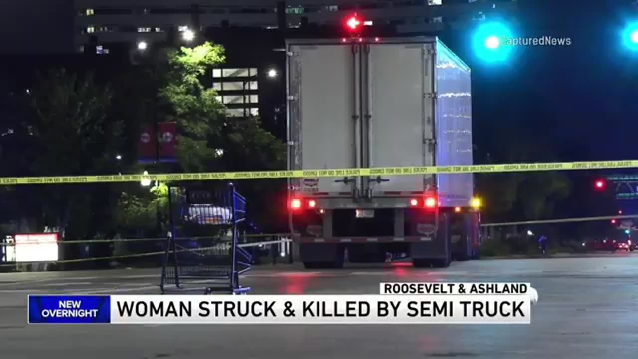 Woman struck, killed by semi-truck on Near West Side