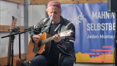 STEFAN KRÄHE - DAS LEBEN u.a. - BAUTZEN, Kornmarkt, 23 10 2023, 142. MAHNWACHE 🕊 - TEIL II von II