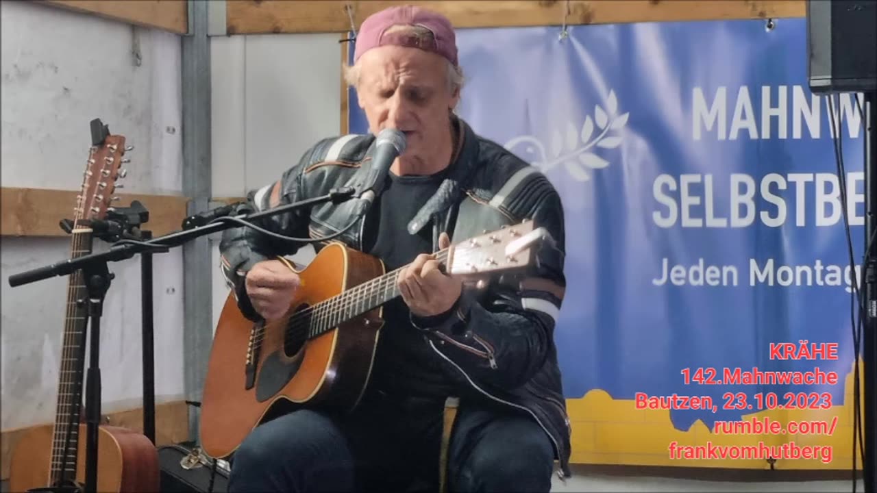 STEFAN KRÄHE - DAS LEBEN u.a. - BAUTZEN, Kornmarkt, 23 10 2023, 142. MAHNWACHE 🕊 - TEIL II von II