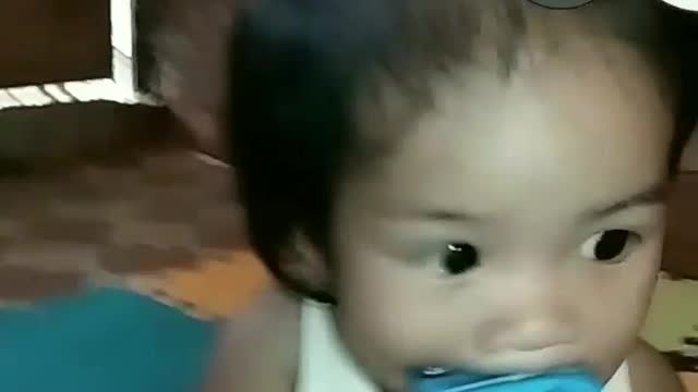 He really cute