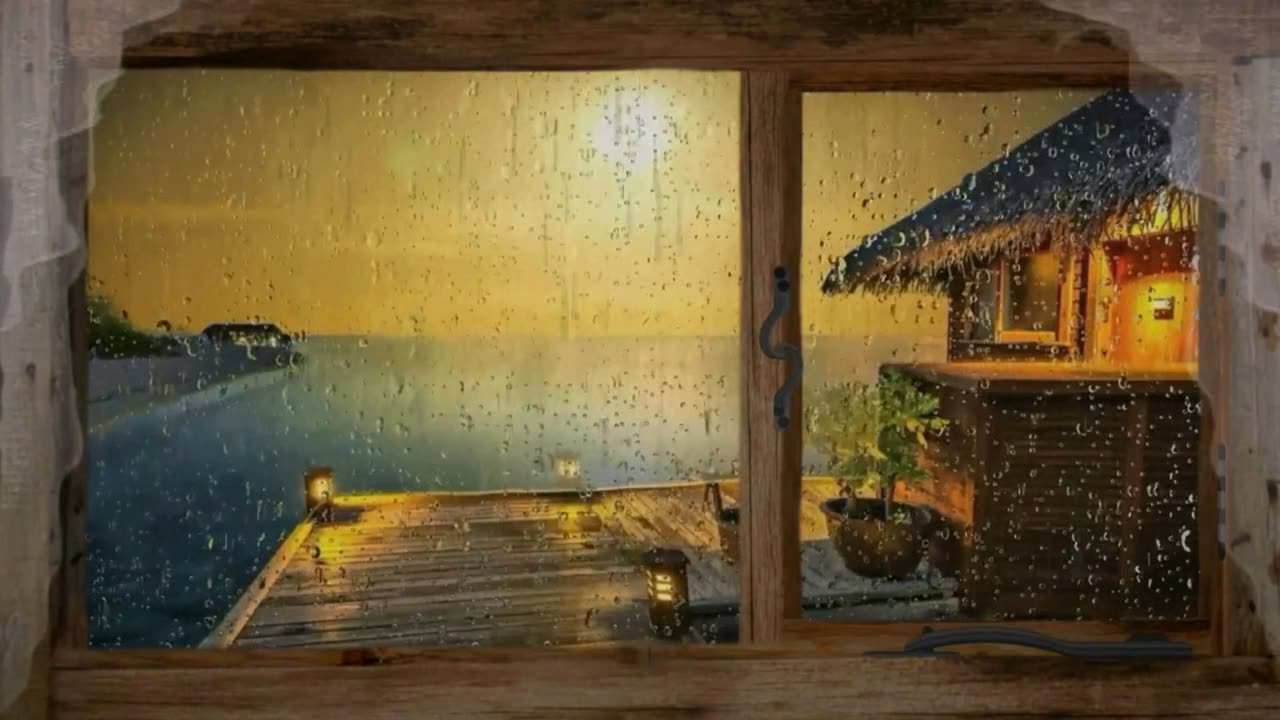 Gentle Rainfall Serenity 🌧️ | Soothing Rain Video with Relaxing Music